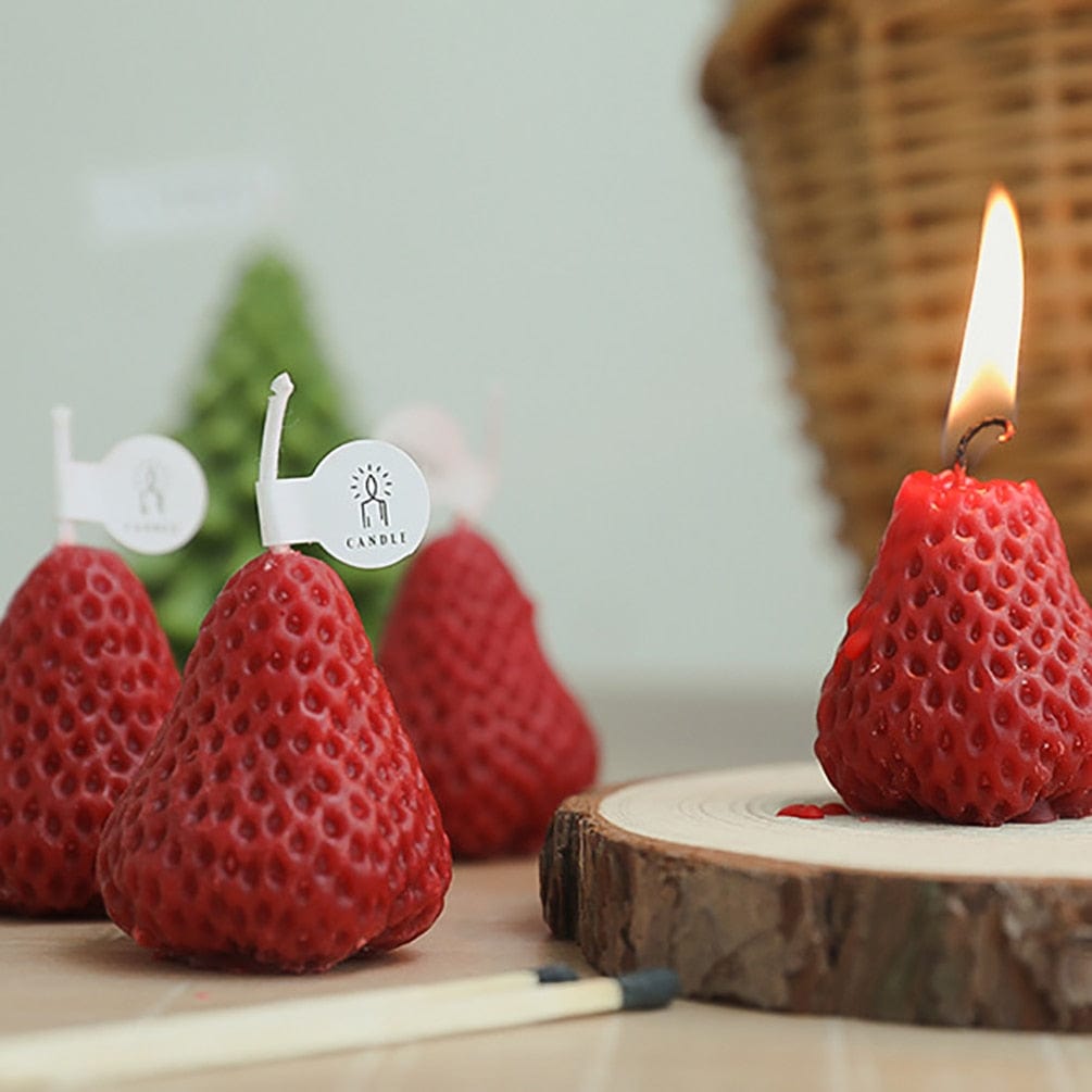 wickedafstore Strawberry Aromatic Candle