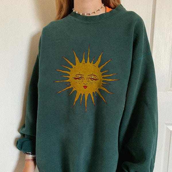 wickedafstore Sun Sweatshirt