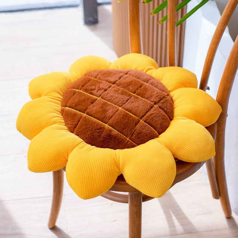 wickedafstore Sunflower / 30cm/11.81'' Pastel Flower Pillow