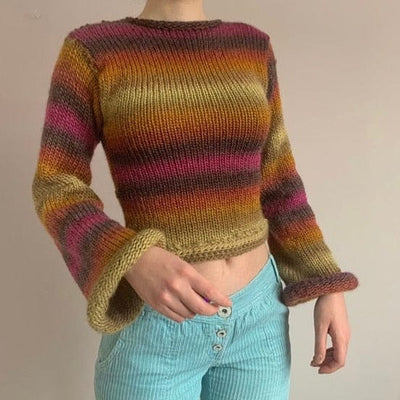 wickedafstore Sunset / S Matilda Crochet Sweater