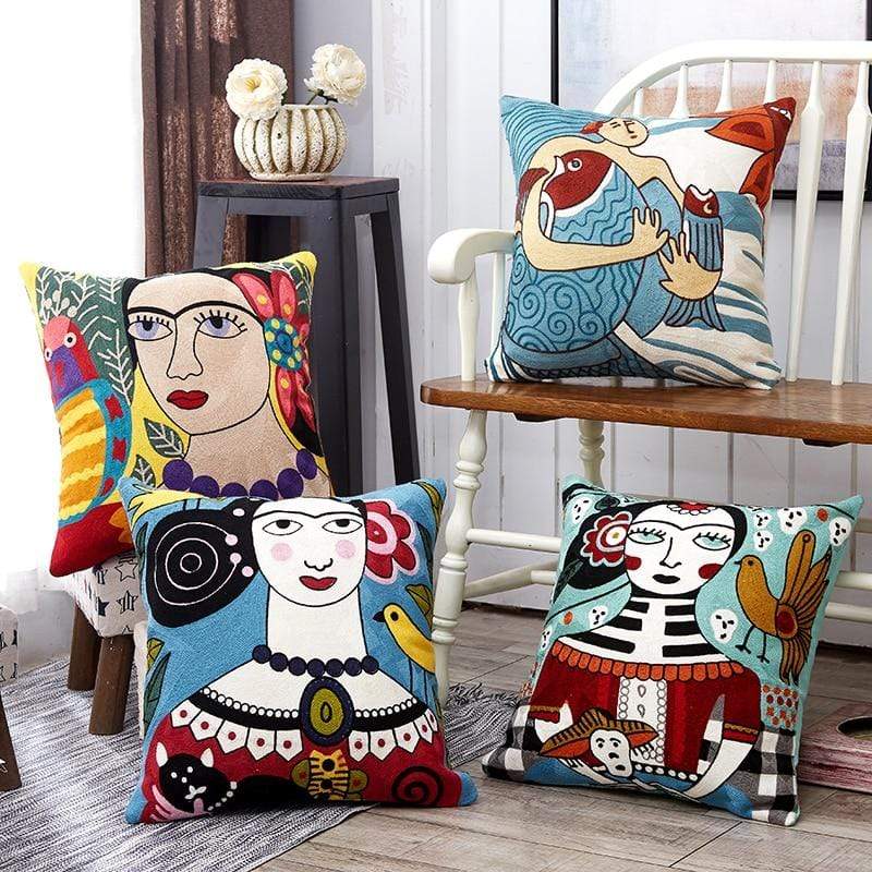 wickedafstore Surreal Art Cushion Cover