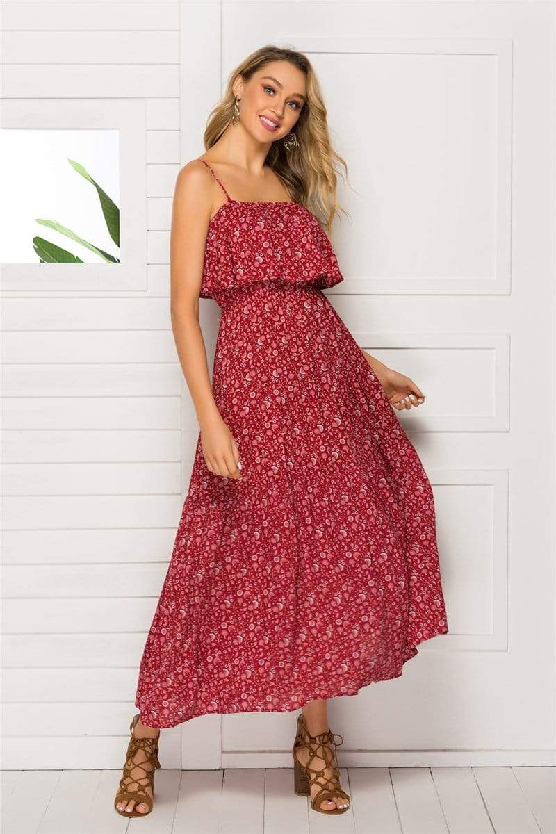 wickedafstore Terra Boho Maxi Dress