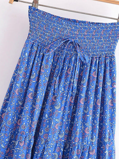 wickedafstore Thyra Boho Maxi Skirt ( 2 Colors )