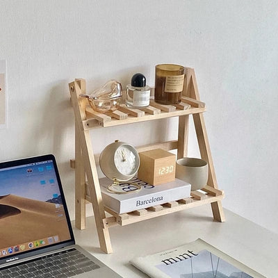 wickedafstore Two Tier Desk Shelf