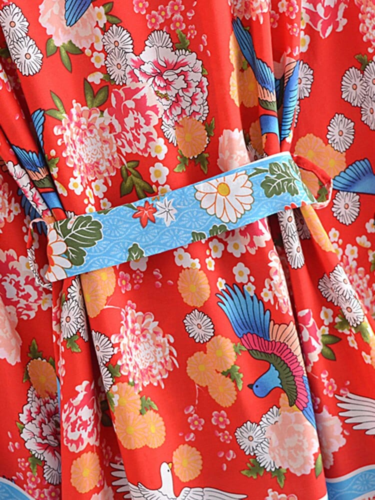 wickedafstore Ukiah Bohemian Kimono ( 2 Colors)