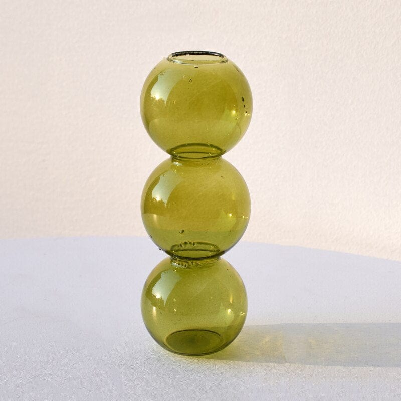 wickedafstore Vase Bubble Glass Vase