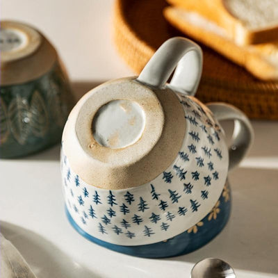 wickedafstore Vintage Ceramic Mugs