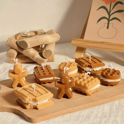 wickedafstore Waffle Cookies Scented Candles