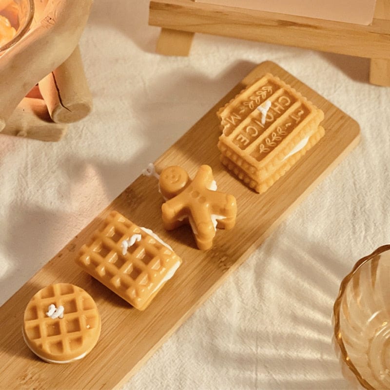 wickedafstore Waffle Cookies Scented Candles