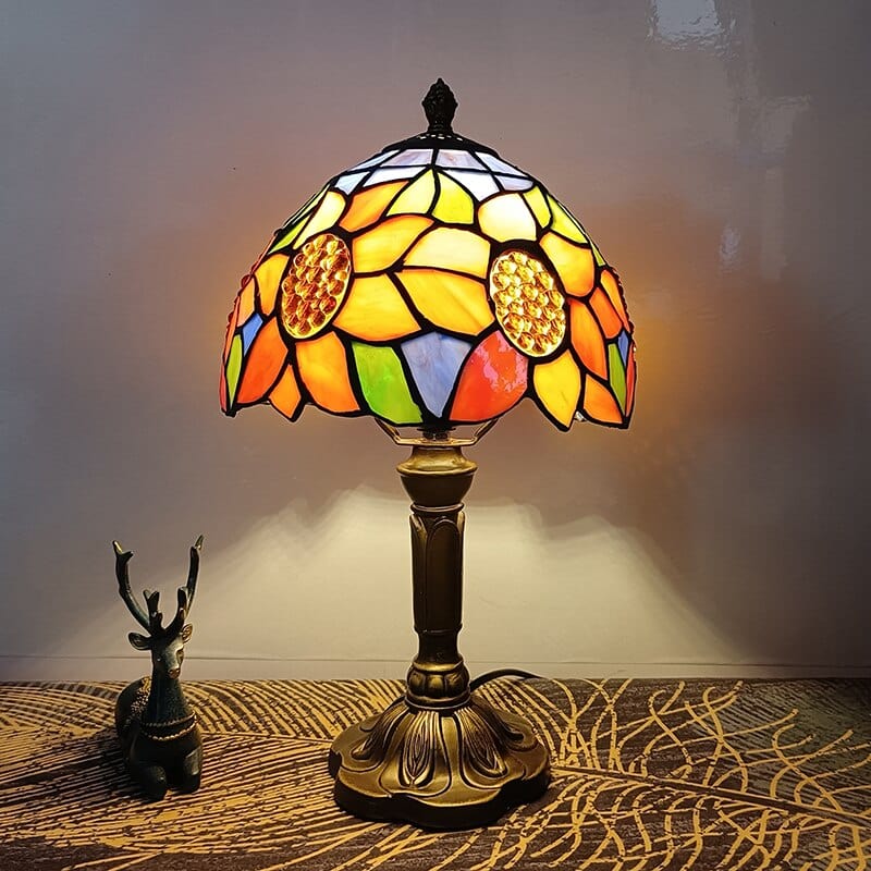 wickedafstore Warm White / EU Plug / 11 Astoria Floral Table Lamp