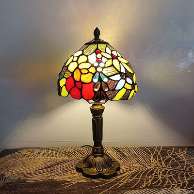 wickedafstore Warm White / EU Plug / 12 Astoria Floral Table Lamp
