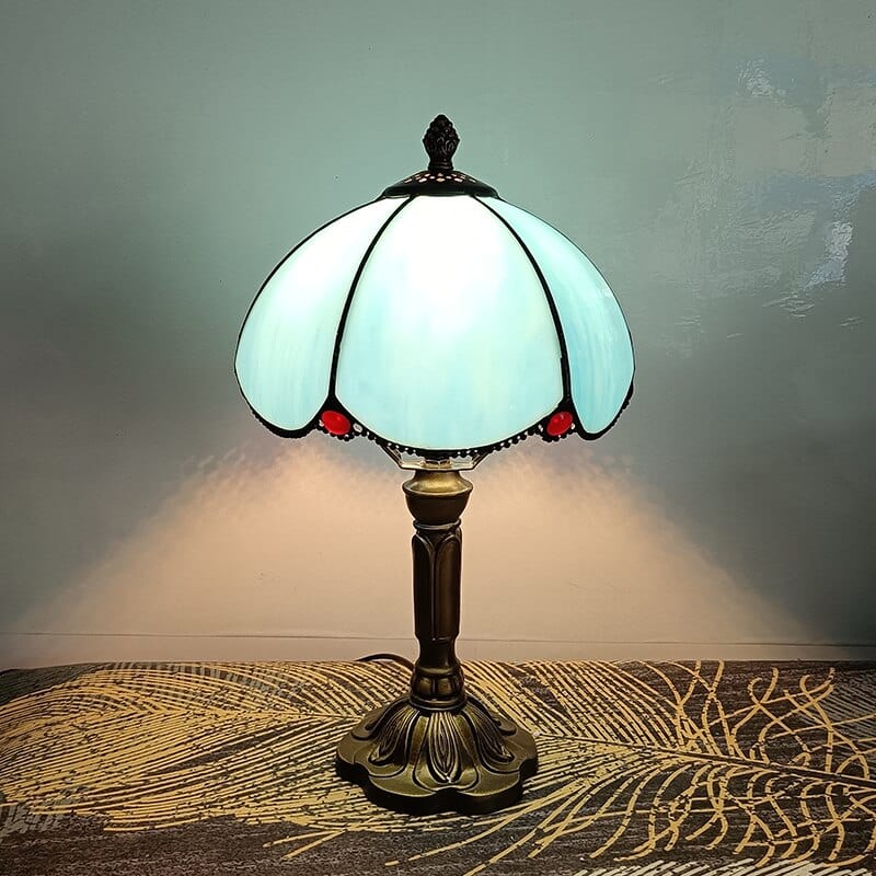 wickedafstore Warm White / EU Plug / 4 Astoria Floral Table Lamp