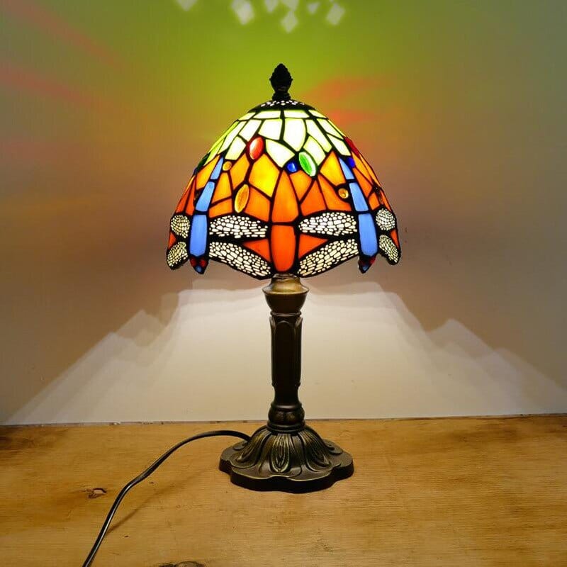 wickedafstore Warm White / EU Plug / 8 Astoria Floral Table Lamp