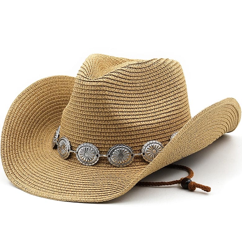 wickedafstore Wesley Straw Western Cowboy Hat