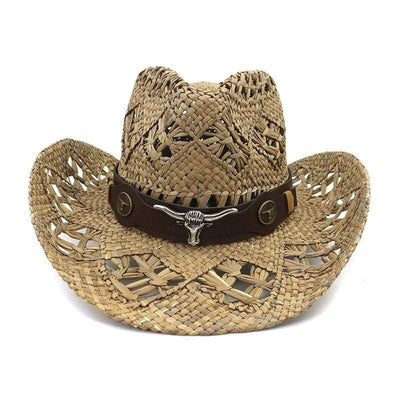 wickedafstore Western Straw Cowboy Hat