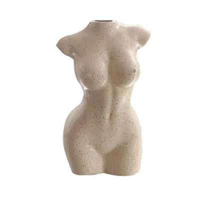 wickedafstore White Frau Sculpture Vase