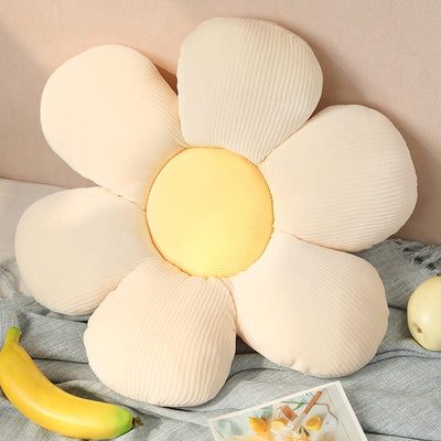 wickedafstore White Yellow / 30cm/11.81'' Pastel Flower Pillow