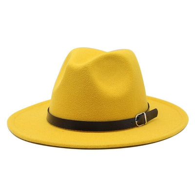 wickedafstore Yellow / 56-58CM Balbina Fedora Hat