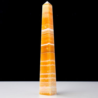 wickedafstore Yellow Calcite Crystal Point