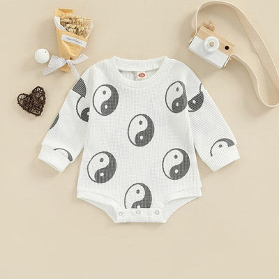 wickedafstore Yin And Yang Newborn Baby Outfit