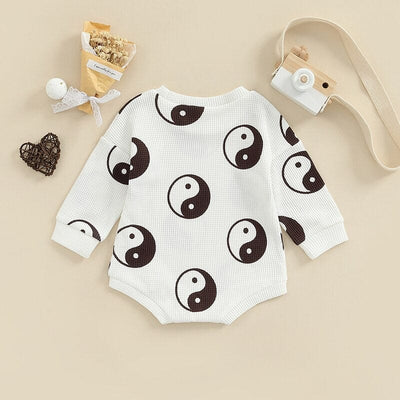 wickedafstore Yin And Yang Newborn Baby Outfit