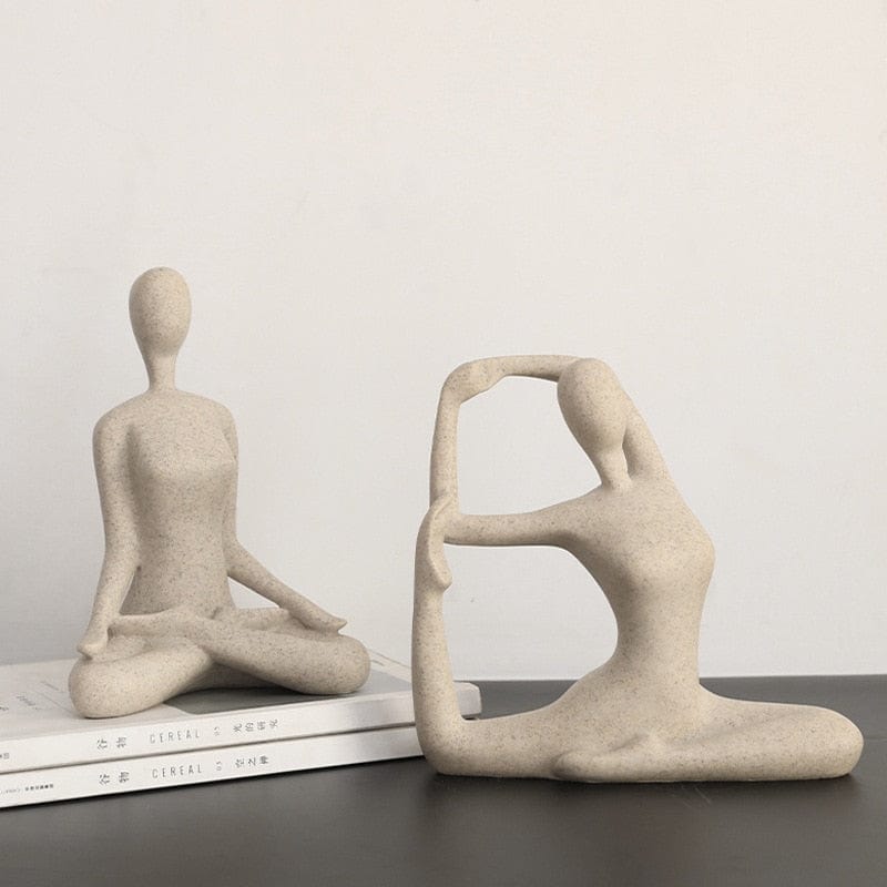 wickedafstore Yoga Figurine Art
