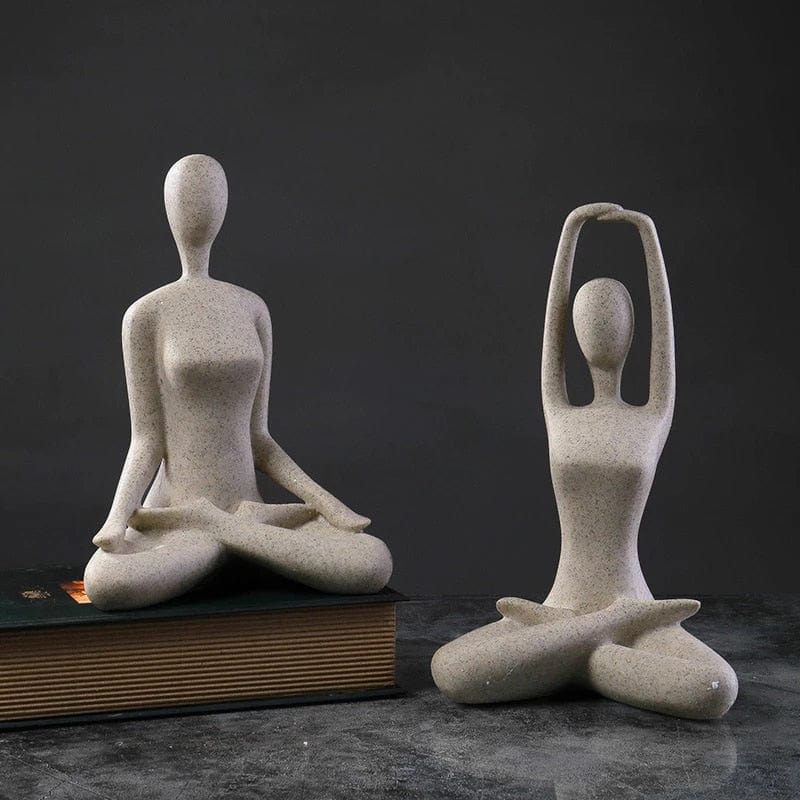 wickedafstore Yoga Figurine Art